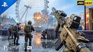 LONDON UNDER ATTACK (PS5) ULTRA Realistic Graphics Gameplay [4K 60FPS HDR] Call of Duty