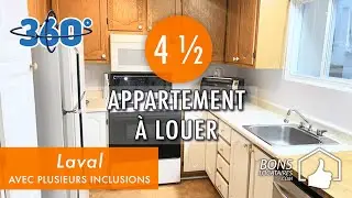 Apartment for rent - Virtual tour - Apartment Tour - Laval / Saint-Fran&ccedil;ois 4 1/2