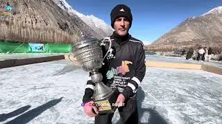 Young Ice Hockey Player , Musawir Wali Khan , Champion Hindukush Winter Festival 2026 , Booni Team 