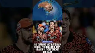 Pat Cummins & Travis Head Rejected ₹58 Crore Offer to Quit Cricket Aus. #shorts #sunrisershyderabad
