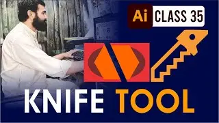 Knife Tool in Illustrator | Complete Tutorial |  Knife tool kasy use kren
