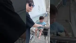 潘爸乐爷VLOG：baby乐爷现在真的会叫爸爸了！是因为馋嘴还是粘爸爸呢？厦门山姆超市初体验 Baby Leye & Pan 0705vlog #baby #dadlife #familygoals