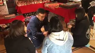 風呂敷講座 睦月編 Part2 福島県いわき市中之作 2018年1月14日