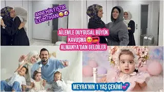 AİLEMLE DUYGUSAL BÜYÜK KAVUŞMA 🇩🇪, BİR ARADAYIZ, MEYRA’NIN 1 YAŞ ÇEKİMİNİ YAPTIRDIK, AİLE ÇEKİMİ