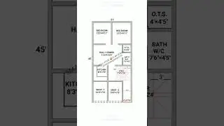21&times;45 Ghar Ka Naksha | 21*45 House Plan | 2Bhk With 2Shop Design | #shortsviral #houseplan #trending