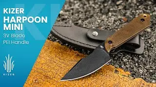 Kizer Knives Outdoor Gear Fixed Blade Mini Harpoon