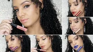 Smashbox Be Legendary Liquid Metal Lipstick Try On Test Swatches & Review