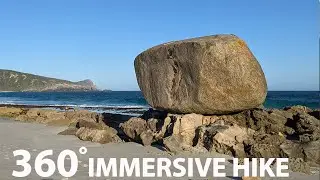 Cable Beach & Cave Point - Torndirrup National Park - Western Australia, 360 hiking video