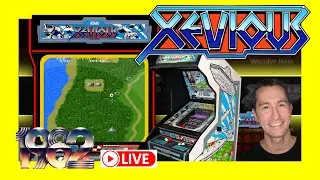 Xevious (Arcade) - Chronologically Gaming is LIVE! #namco #arcade #atari #retro #shootinggames