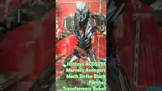 Hottoys AC05D55 Marvel's Avengers Mech Strike Black Panther Transformers Robot