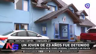 Un hombre fue detenido por agredir y lesionar a un efectivo policial