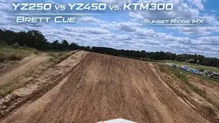 YZ250 vs. YZ450 vs. KTM 300 ft. Brett Cue - VetMX Ride Day