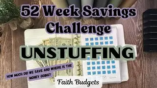 52-week savings challenge Unstuffing| Which savings goal will this money go to?