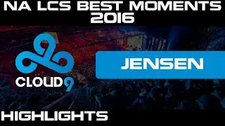 JENSEN - C9 - Best moments - PENTAKILL - Highlights - Cloud9 - NA LCS SUMMER 2016 LOL