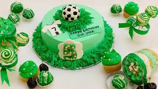 1 Kg Vanilla Cake Recipe in Malayalam without Oven| Football Theme Cake| Vanilla Cake Recipe