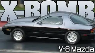 10 second Rx7 smallblock v8 drag racing Kilkare 2011, Xenia Ohio