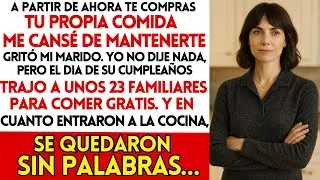 mi ESPOSO Dijo ¡ME CANSÉ DE MANTENERTE!, No Dije Nada Pero el Dia de su Cumpleaños...[HISTORIA REAL]