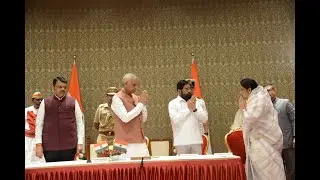 सुनेत्रा अजित पवार यांच्या उपमुख्यमंत्री पदाचा शपथविधी सोहळा