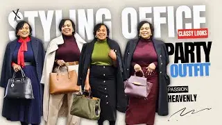 Relatable Holiday Outfit Inspo for Work | Styling Office Party Outfits | Classy Holiday Looks
