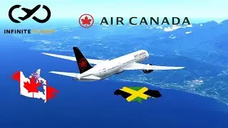 Infinite Flight: 22.7 - From Toronto (YYZ) to Kingston (KIN) | TIMELAPSE | Air Canada B787-9
