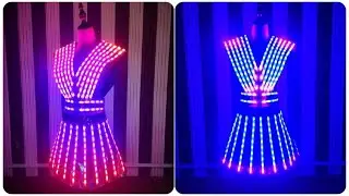 😍 Disfraz de Baile con Luz Led / Vestido Luminoso Para Discoteca / Ideas Para Eventos