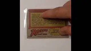 Raiders of the Lost Ark Card Set - Missed Card #75 from Video.
