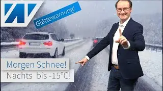 Achtung: Sp&auml;twinter bringt Schnee und klirrend kalte N&auml;chte bis -15&deg;C!