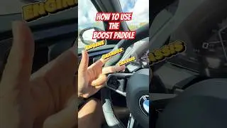 Как пользоваться подрулевым переключателем Boost #bmw #bmwusa #boost #speed #bmwx3 #bmwm #msport ...