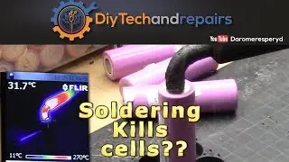 Does soldering 18650 cells kill them??