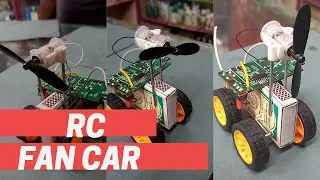 Rc fan car/ remote control car making/ Matches box Rc fan car/ rc ducted fan car