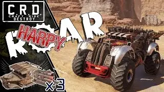 Crossout: [ HARPY & WASP x3 ] ROAR [ver. 0.10.45]