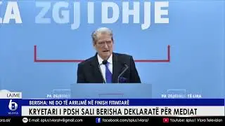 Kryetari i PDSH Sali Berisha deklarat&euml; p&euml;r mediat. Berisha: Ne do t&euml; arrijm&euml; n&euml; finish fitimtar&euml;
