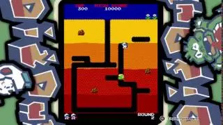 Arcade Game Series: Dig Dug - Crushing Five Enemies With One Rock