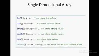 What is an Array in c# in Hindi by Santosh kumar singh