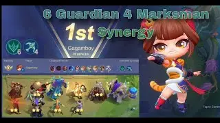 Mobile Legends | Magic Chess | 6 Guardian 4 Marksman Synergy #mobilelegends #magicchess