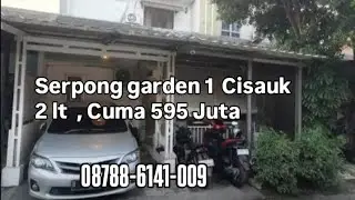 SERPONG GARDEN 1 CISAUK 2LT CUMA 595 JUTA LT 60 6X10 , SIAP HUNI #rumahmurahcisauk  #serponggarden 