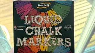 Bandle B Liquid Chalk Markers Review &ndash; 8 Vibrant Colors, Easy Erase!