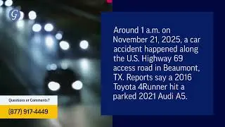 One Injured in Car Accident on U.S. Highway 69 Access Road in Beaumont, TX
