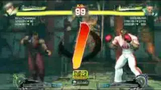 SSF4 AE: Kiryu Tsukimiya(Guy) vs BenjoMUSH(Dudley) - HD 720p