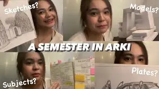 MY FIRST YEAR FIRST SEMESTER EXPERIENCE (thoughts, subjects, plates, etc.) | UST ARKI