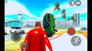 Indian bike driving 3D GTA 5 FRANKLIN new superman flying and eye laser fire cars 