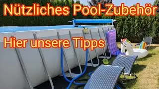Nützliches Pool-Zubehör, hier unsere Tipps - von Poolfolien-Aufroller, Saugroboter bis Technikbox
