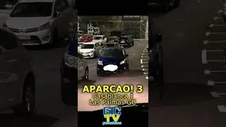 Quejas vecinales por la forma de aparcar de este conductor en Casablanca I, Las Palmas