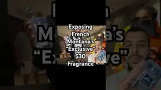 French Montana shows his &ldquo;exclusive&rdquo; $30 cologne to N3on #n3on #zimaya #mazaajinfused #frenchmontana