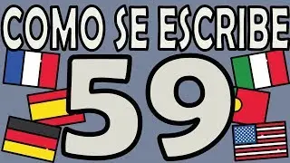 Como se Escribe el N&uacute;mero 59