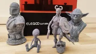 ELEGOO Saturn MSLA 4K 8.9 Resin 3D Printer REVIEW