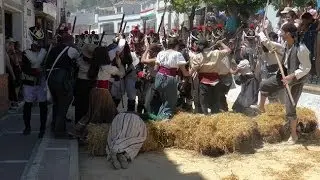 Batalla en la recreación histórica del 2 de mayo de 1810 en Algodonales