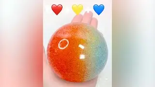 ❤+💛+💙Tape Balloon DIY with Super Giant Orbeez and Nano Tape ASMR🎧