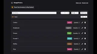 SimplyPantry - Week 2 Project