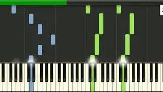 Saint Saens - The Swan - synthesia tutorial